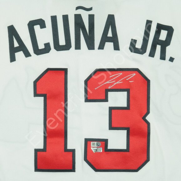 Nike Ronald Acuna Atlanta Braves Jersey Mens 48 Authentic Fanatics Hologram New - Picture 4 of 10